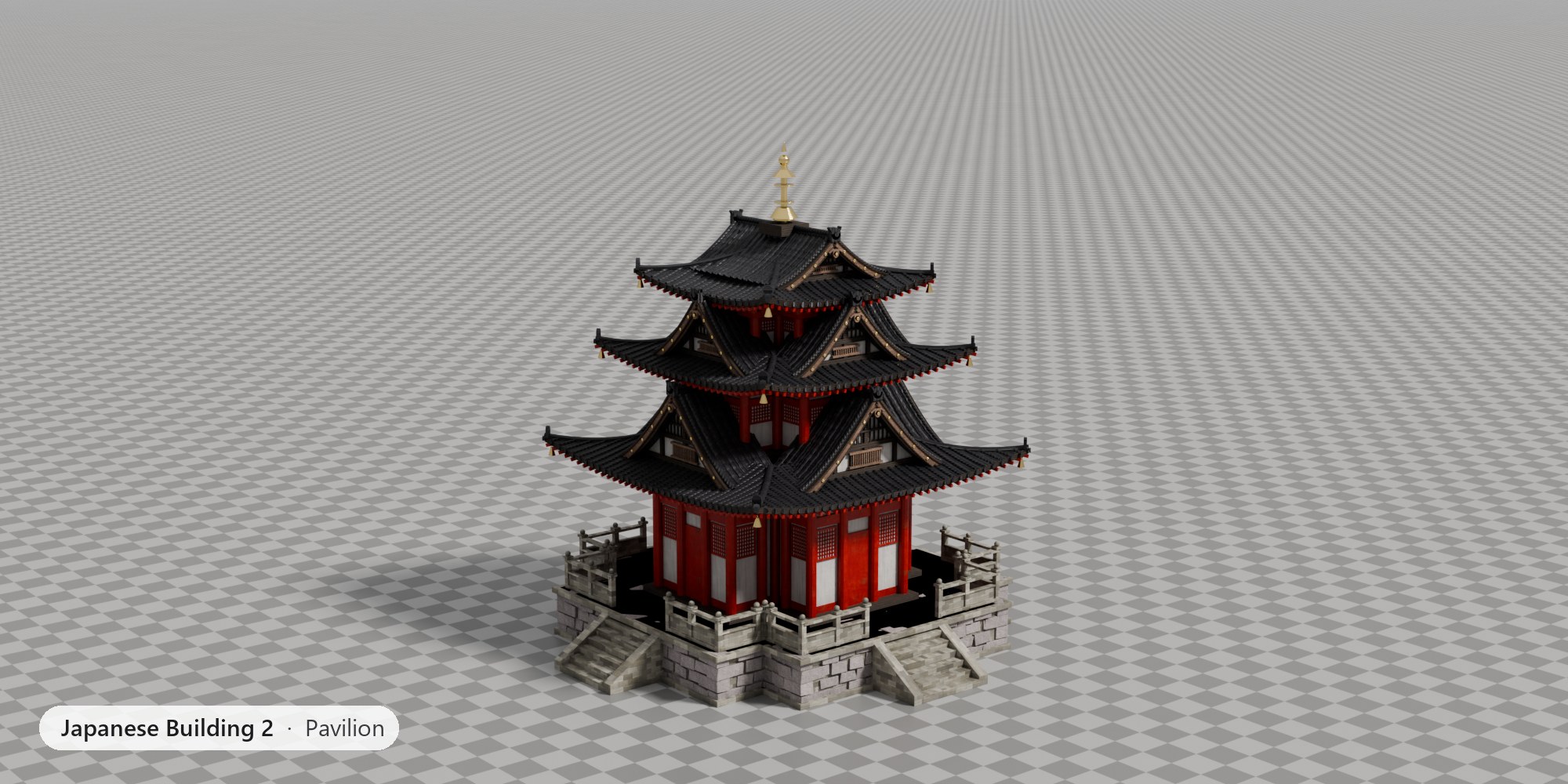 Japanese Building 2 - Pavilion