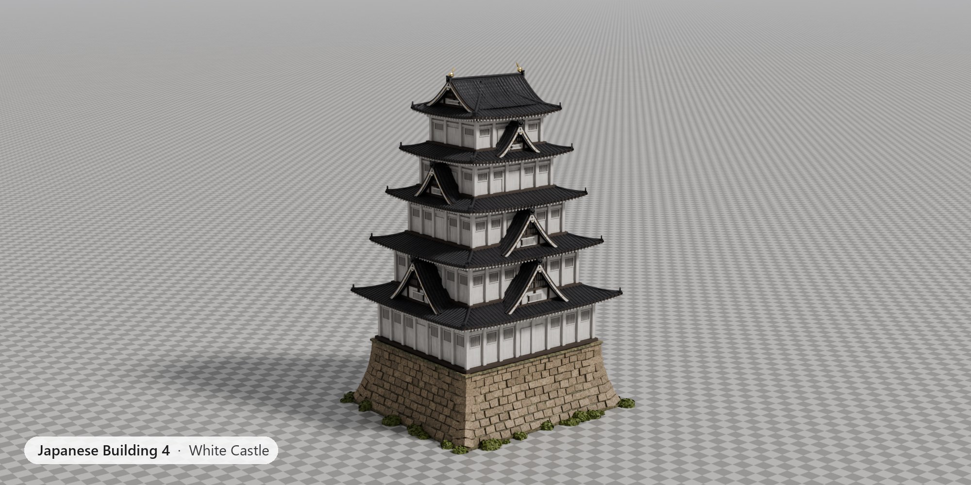 Japanese Building 4 - White Castle