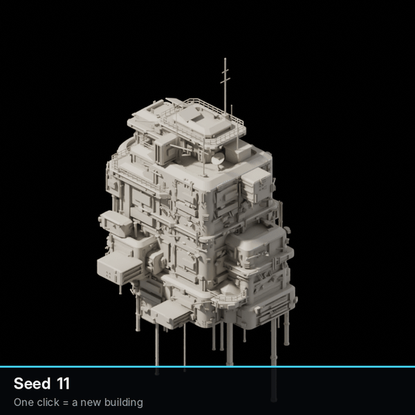 New clay buildings appearing as the Seed changes